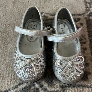 3/$10 toddler sparkle shoes